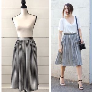 Vintage 80s Sheer Striped Beetlejuice Skirt